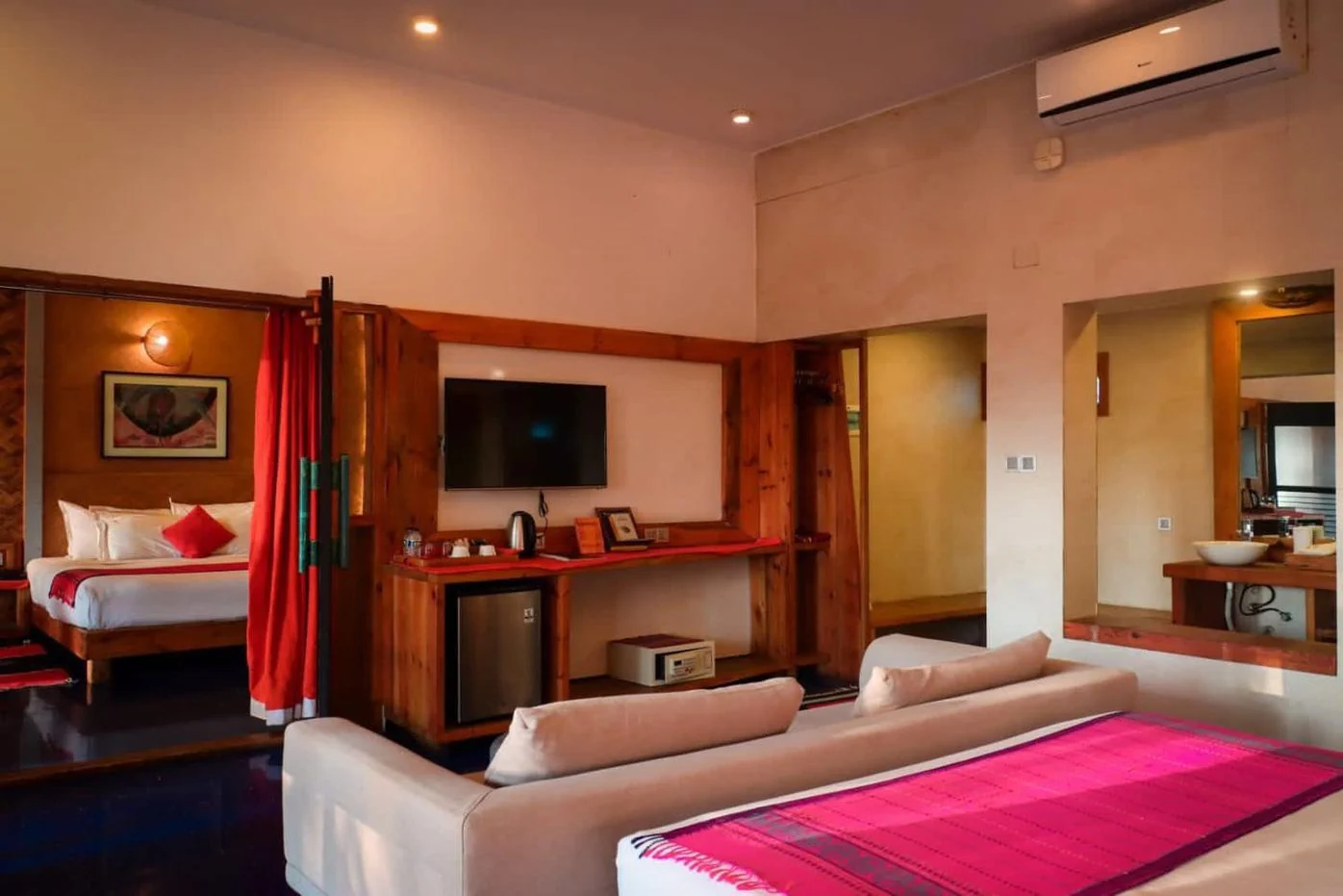 Actual family beach villa accommodation at Mermaid Beach Resort