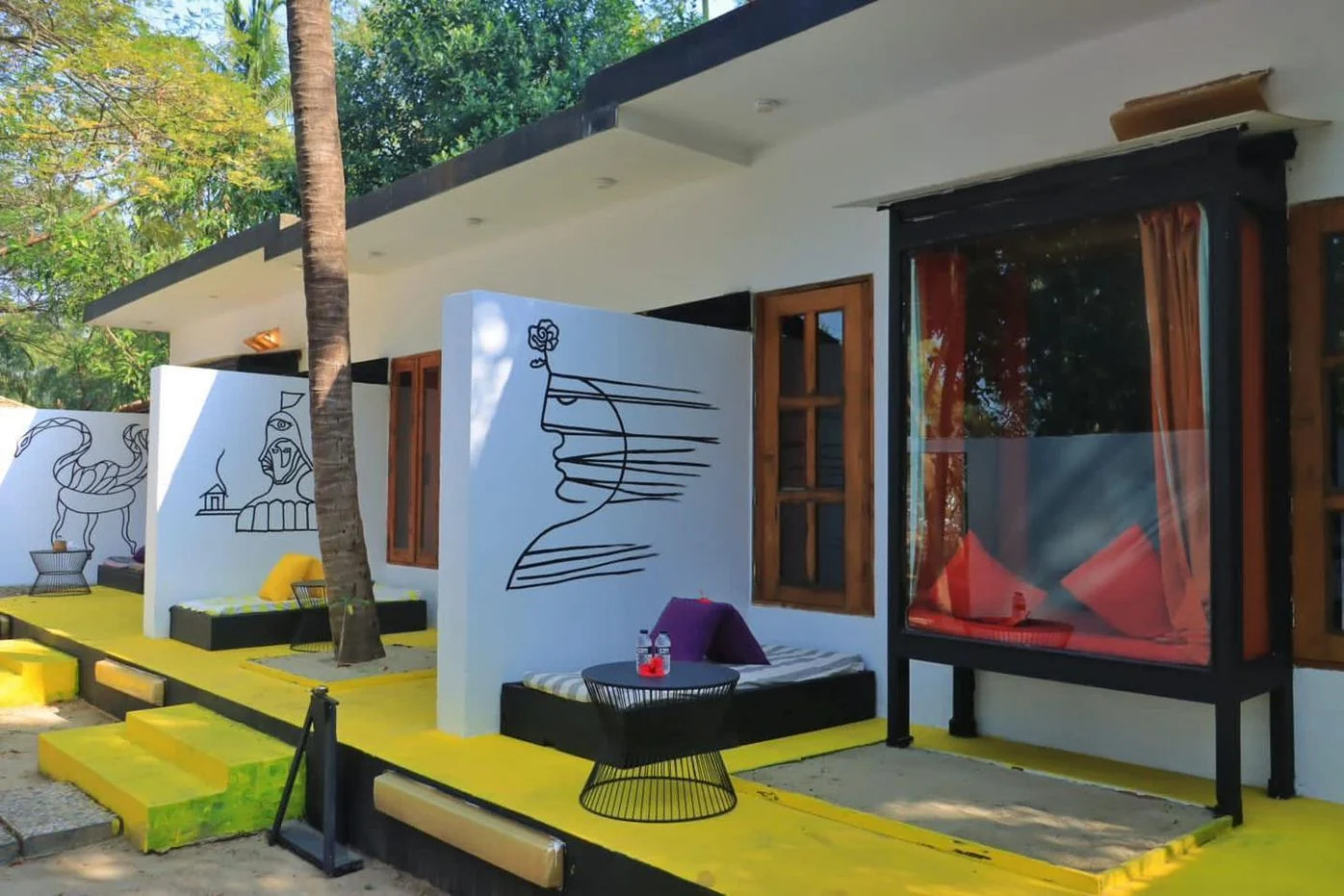 Actual colorful Mermaid Suite exterior